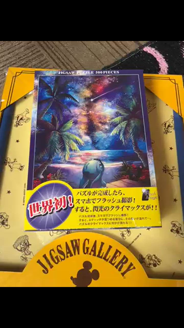 ディズニー　パズル　スティッチ　星空のストーリー　500ピース　廃盤 TEN-D500-673 ディズニー 星空に想う （リロ＆スティッチ） 500