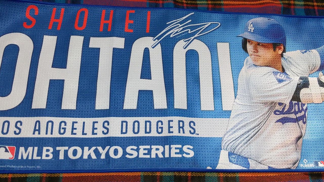 大谷翔平 MLB Tokyo Series 2025 フェイスタオル 応援タオル 34
