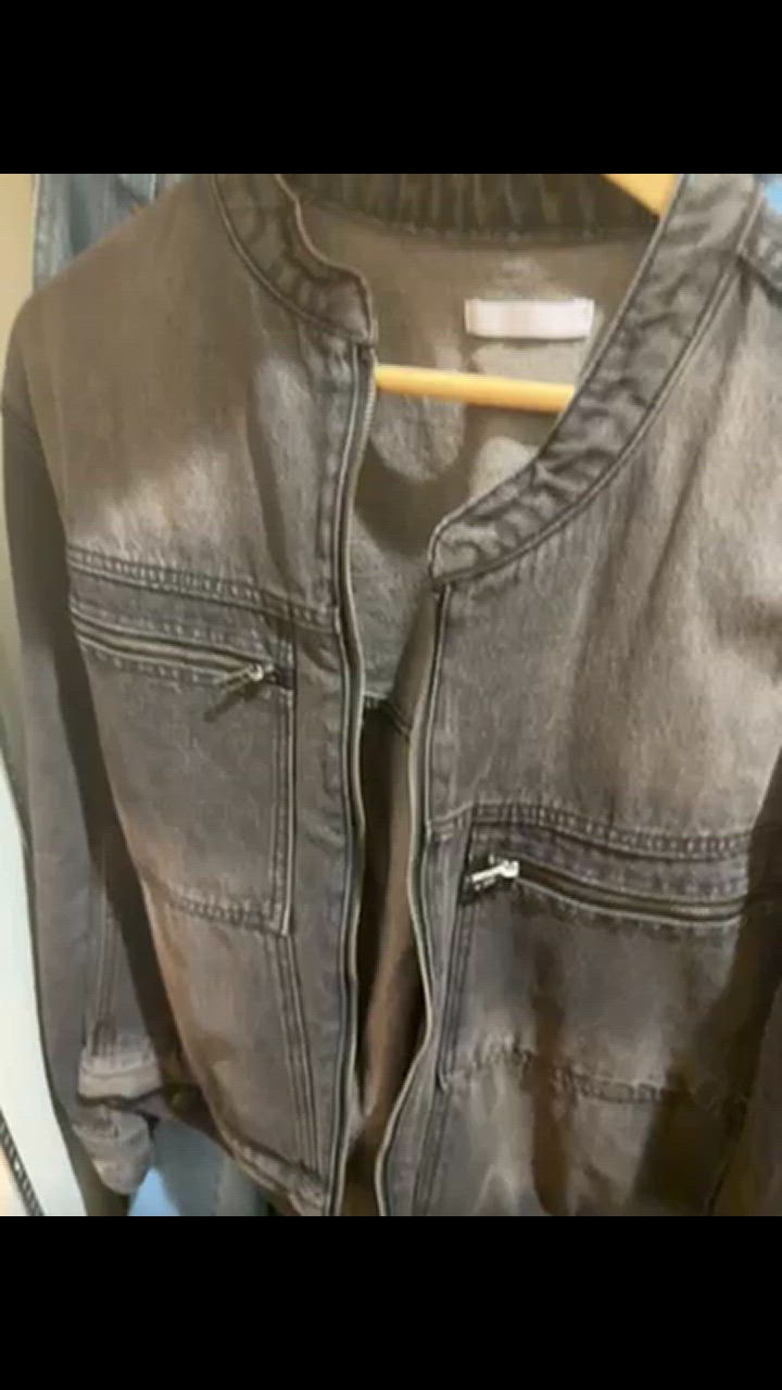 WYM LIDNM デニムジャケット gジャン VINTAGE WASHED DENIM ZIP