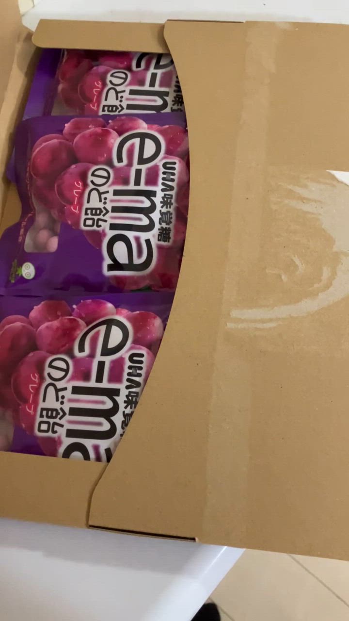 e-maのど飴 味覚糖 袋 グレープ 50g×6入 (最短当日出荷) (np-2