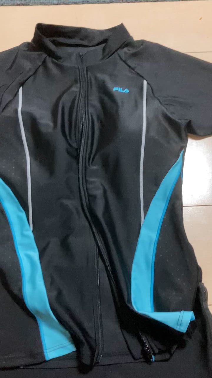 FILA フィットネス水着 レディース セット 半袖 水泳 ゴーグル 3