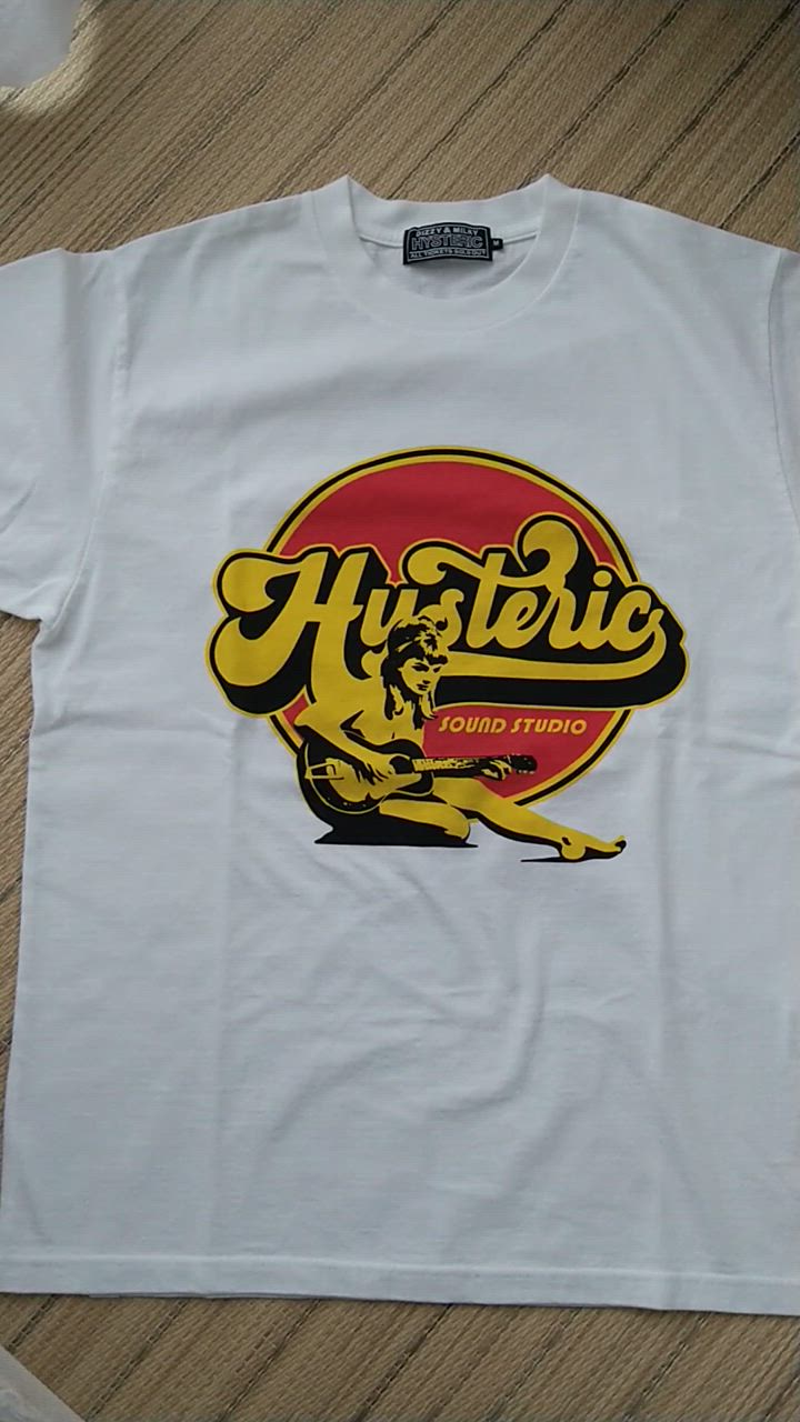 国内配送★HYSTERIC GLAMOUR★SOUND STUDIO Tシャツ HYSTERIC SOUND STUDIO Tシャツ|HYSTERIC GLAMOUR MEN