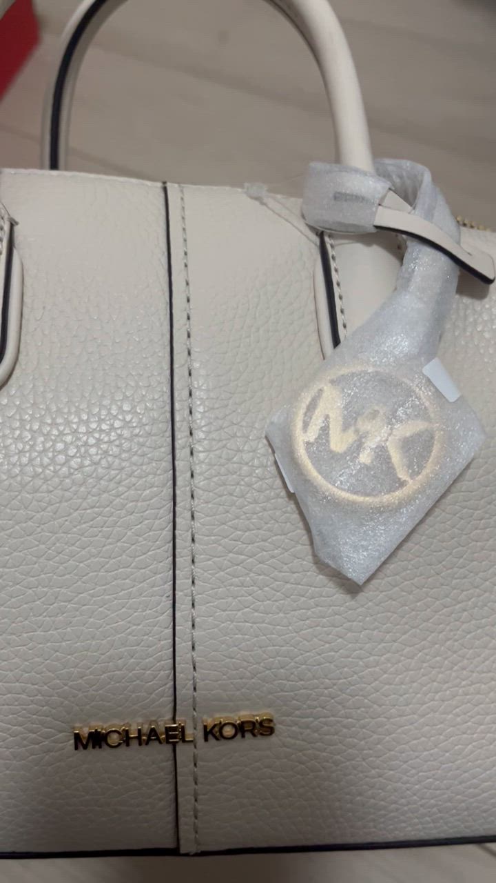 MICHAEL KORS ハンドバッグ HYDE ぺブル サッチェル スモール
