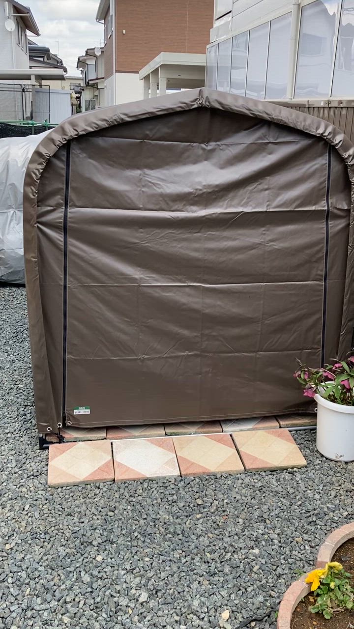 南榮工業 サイクルハウス スーパーブラウン 3台用SB 南栄工業 南榮工業 サイクルハウス スーパーブラウン 3台用SB 南栄工業