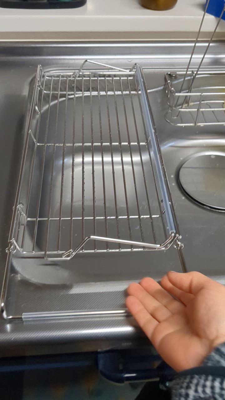 SAKuRAKu 水切りラック シンク上 伸縮 ステンレス 食洗器対応 SAKuRAKu 水切りラック シンク上 伸縮 ステンレス 食洗器対応