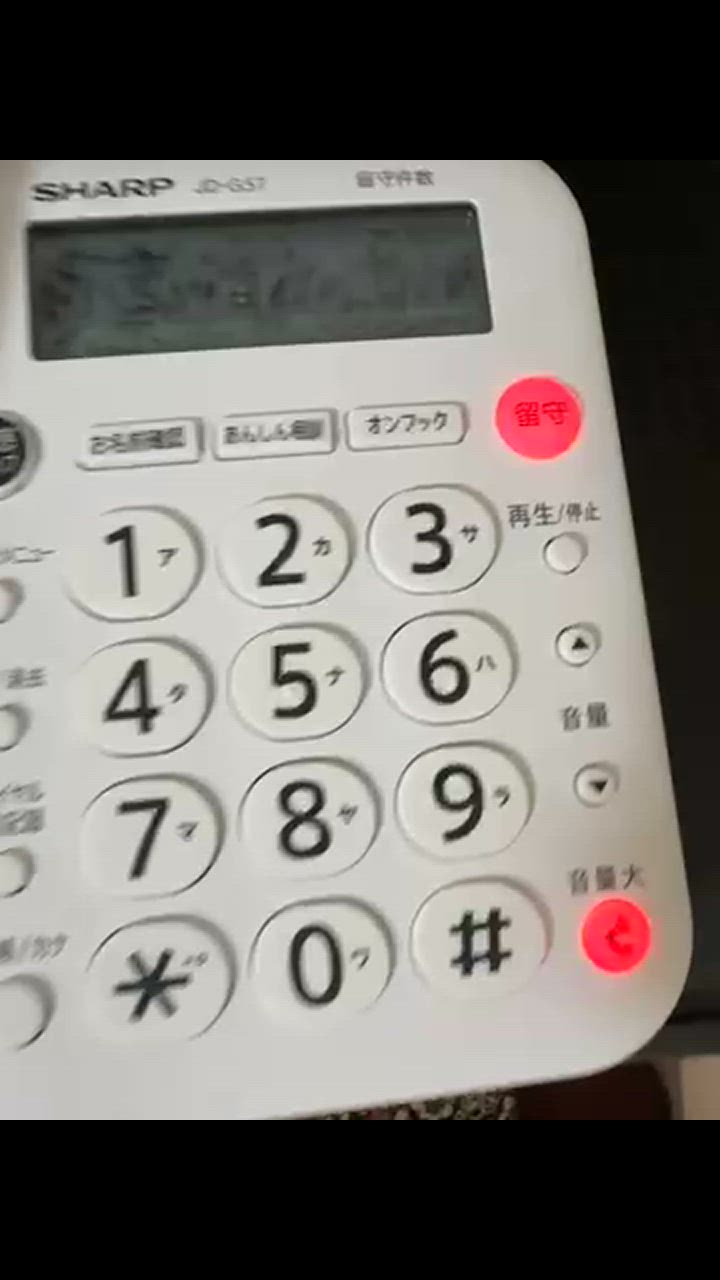 SHARP JD-G57CL 子機1台付き JD-G57 | 電話機：シャープ
