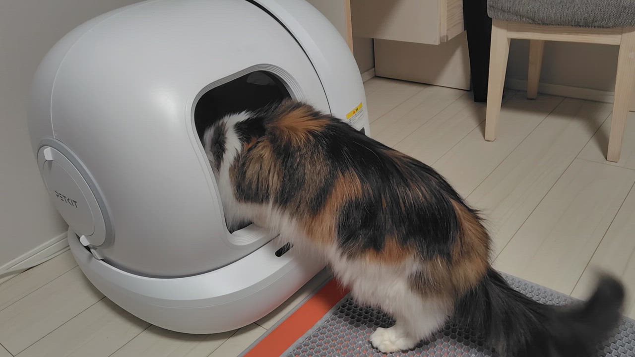 PETKIT P9902 PuraMax2 猫用自動トイレ ホワイト : ベスト電器