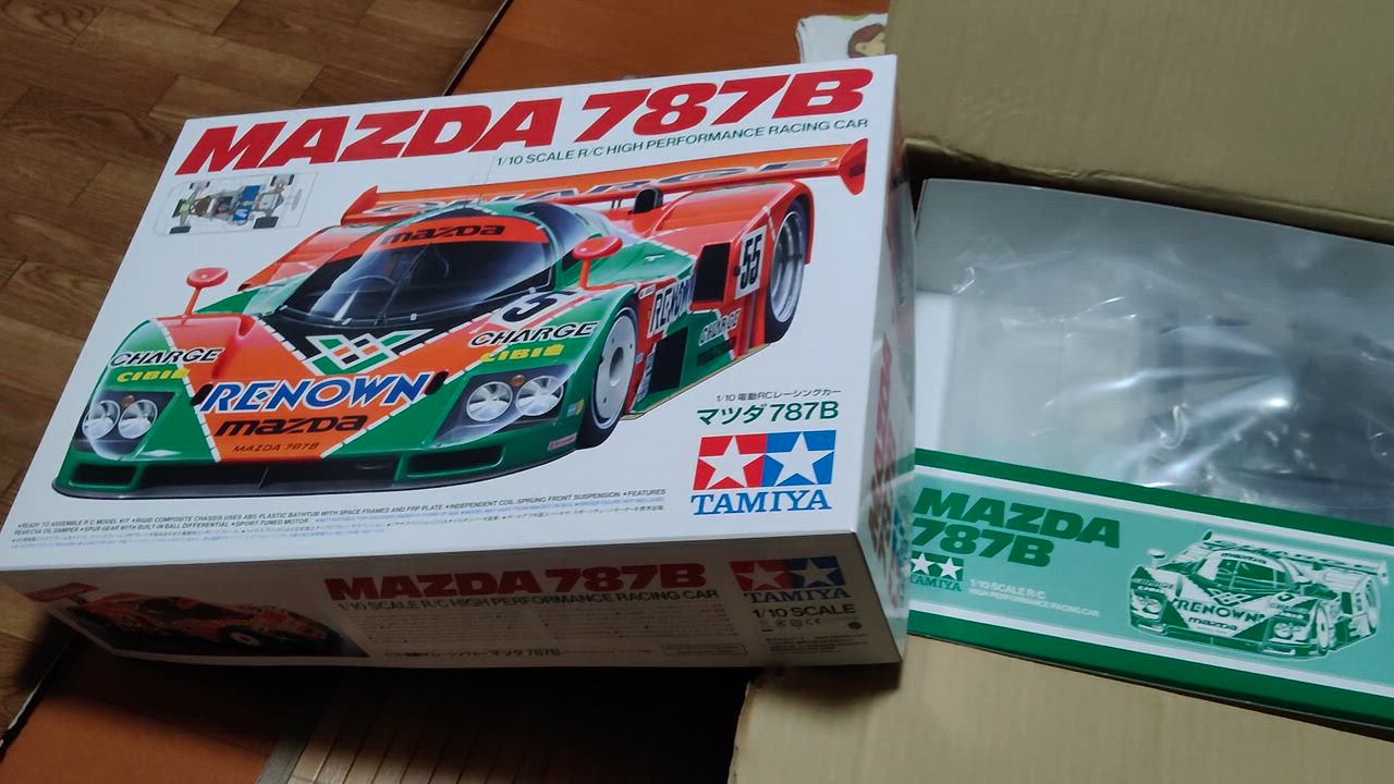 タミヤ タミヤ(TAMIYA)/47518/ 1/10RC マツダ787B (未組立/未 タミヤ タミヤ(TAMIYA)/47518/ 1/10RC マツダ787B (未組立/未