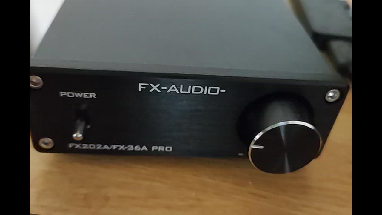 FX AUDIO FX-AUDIO- FX202A/FX-36A PRO『ブラック』TDA7492PE