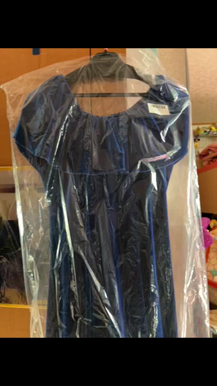 即納☆ ＼新色追加／ nobleシリーズ ベロア胸元フリルドレス