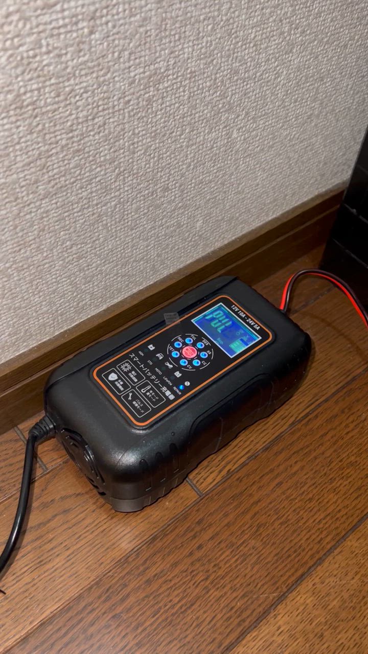 LVYUAN 全自動 バッテリー充電器 パルス充電 定格10A スマート