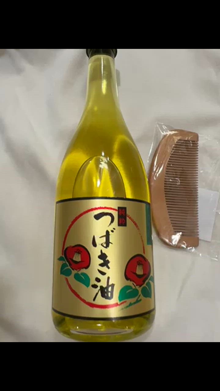 五島の椿 五島特産純粋つばき油 椿油 720ml 木くしのおまけ付き