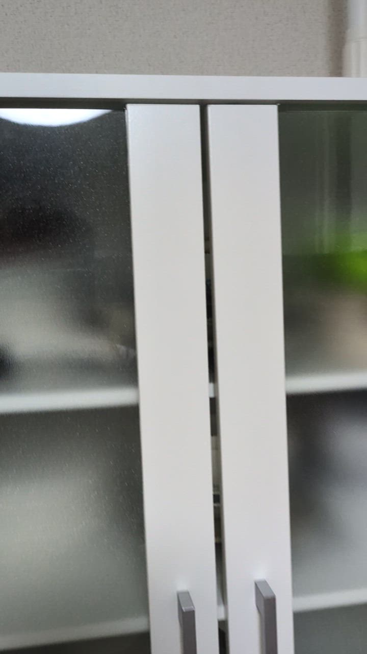 ニトリ 幅60cm キャビネット(フォルムN SK1860 WH) 食器棚