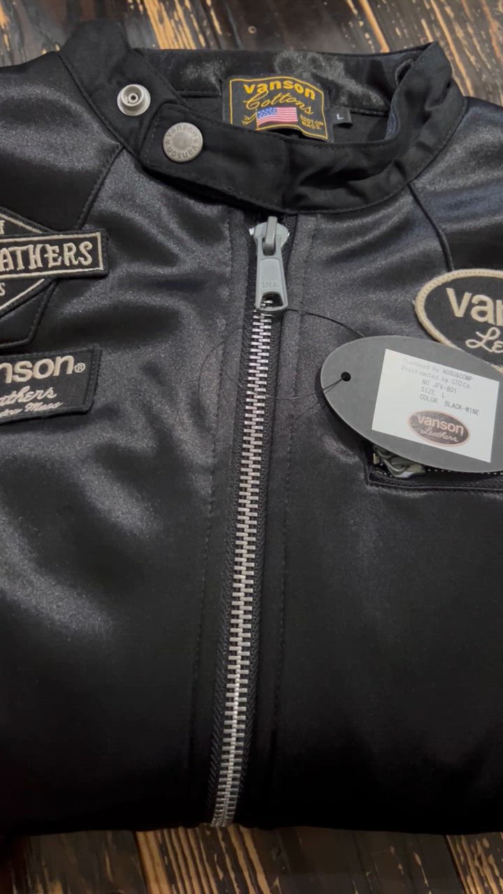 VANSON 【再入荷】【当店別注】 バンソン ライダース ワンスター