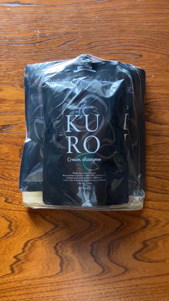 VALANROSE 白髪染め シャンプー バランローズ KUROクリーム