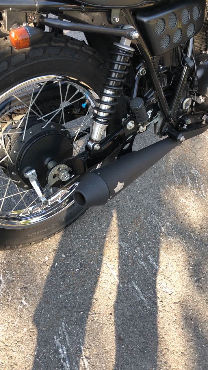 GOODS グッズ TAPERED CONE スリップオンマフラー 250TR