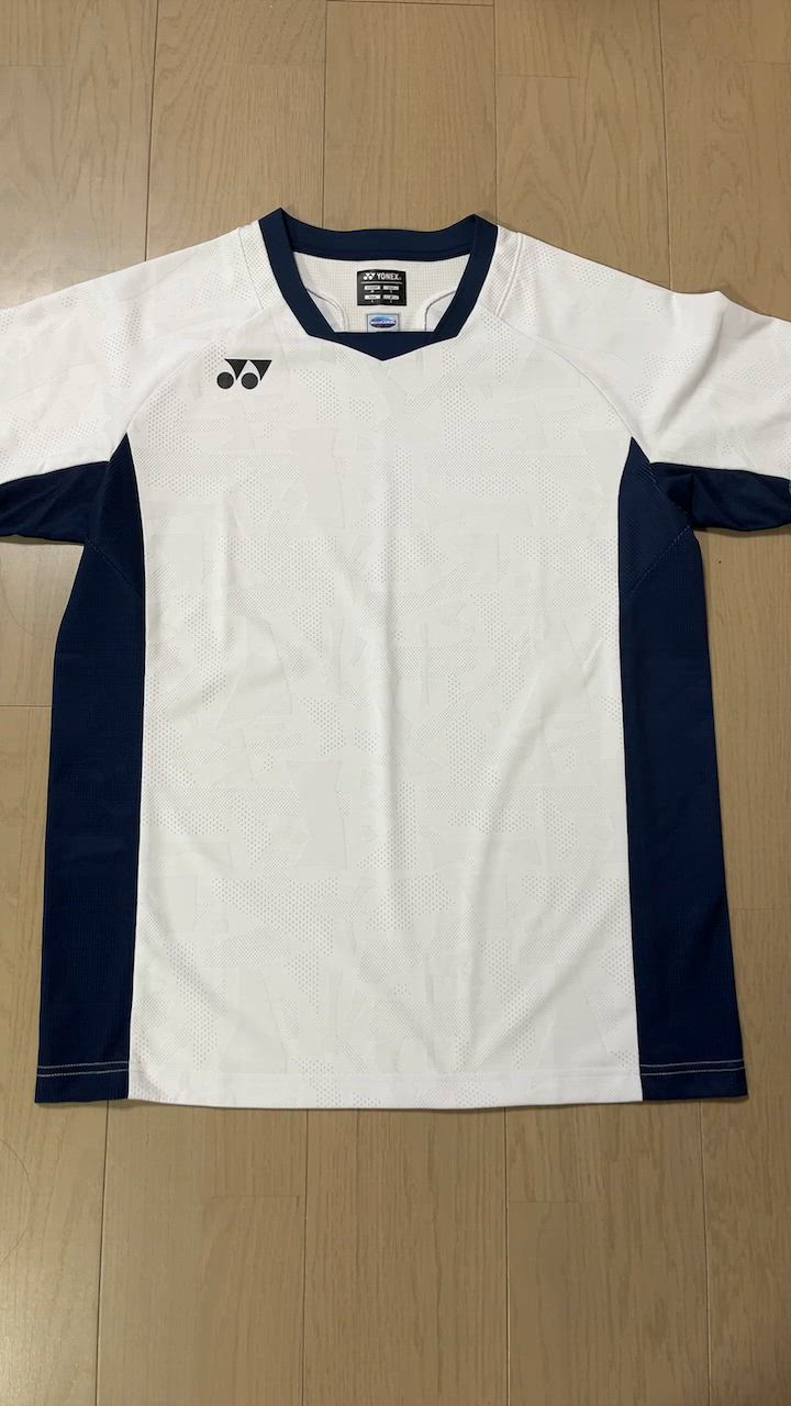 【新品】テニスウェア　YONEX 半袖シャツ ゲームシャツ　Lサイズ 未開封 YONEX ヨネックス テニスウェア ユニセックス ユニゲームシャツ