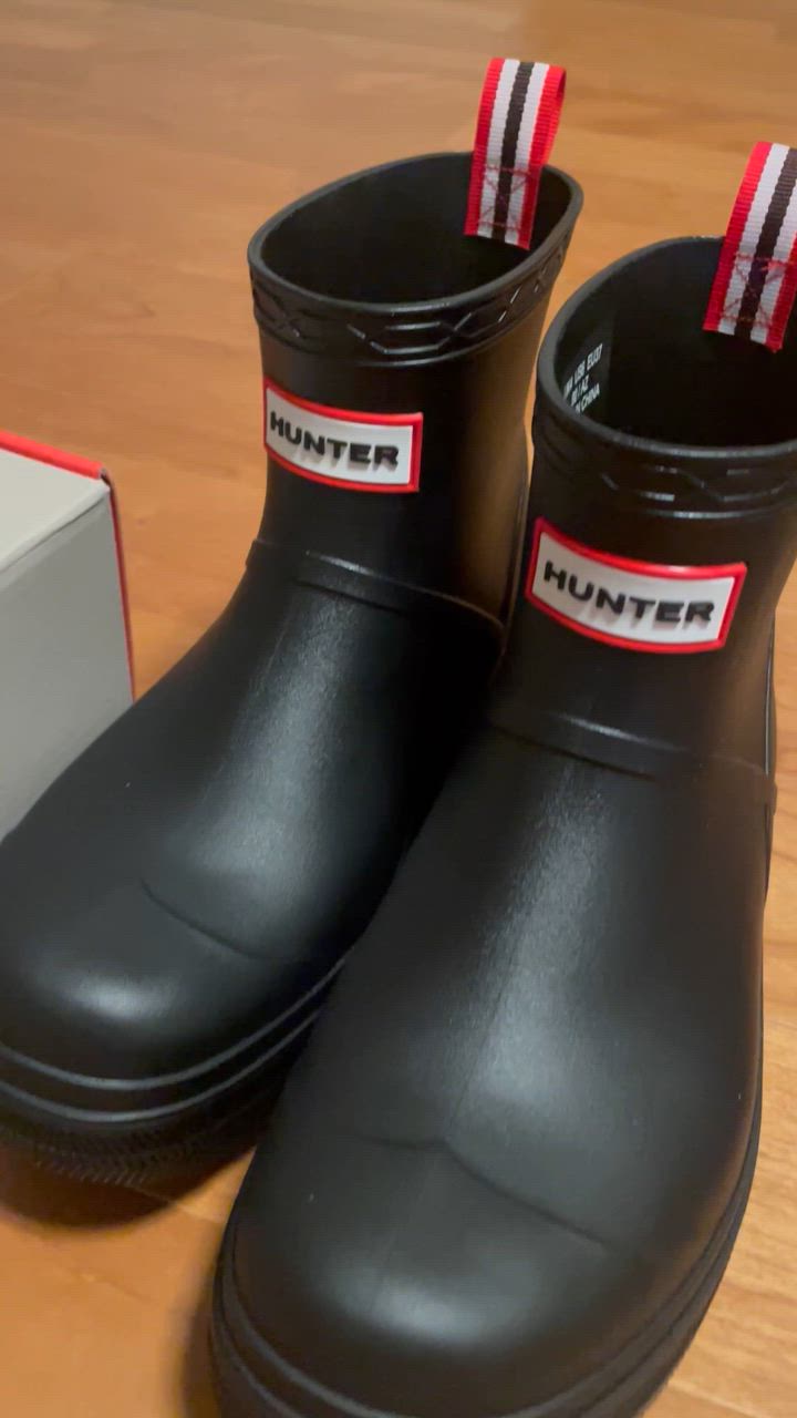 HUNTER レディース レインブーツ UFS7105PVC UNISEX PLAY MOLDED