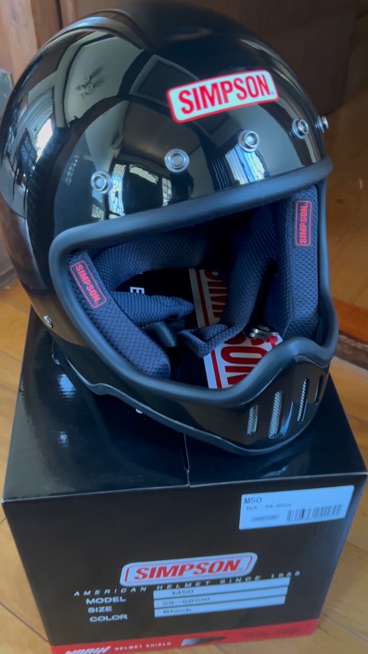 SIMPSON（バイク） SIMPSON M50 フルフェイスヘルメット : PAPA