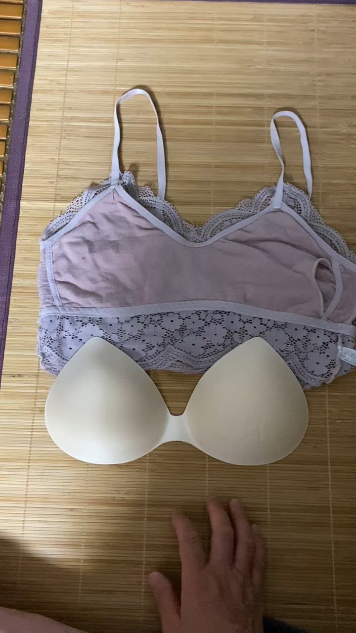 LILY BROWN Lingerie】シアーチュールサテンコンビ ノンワイヤー