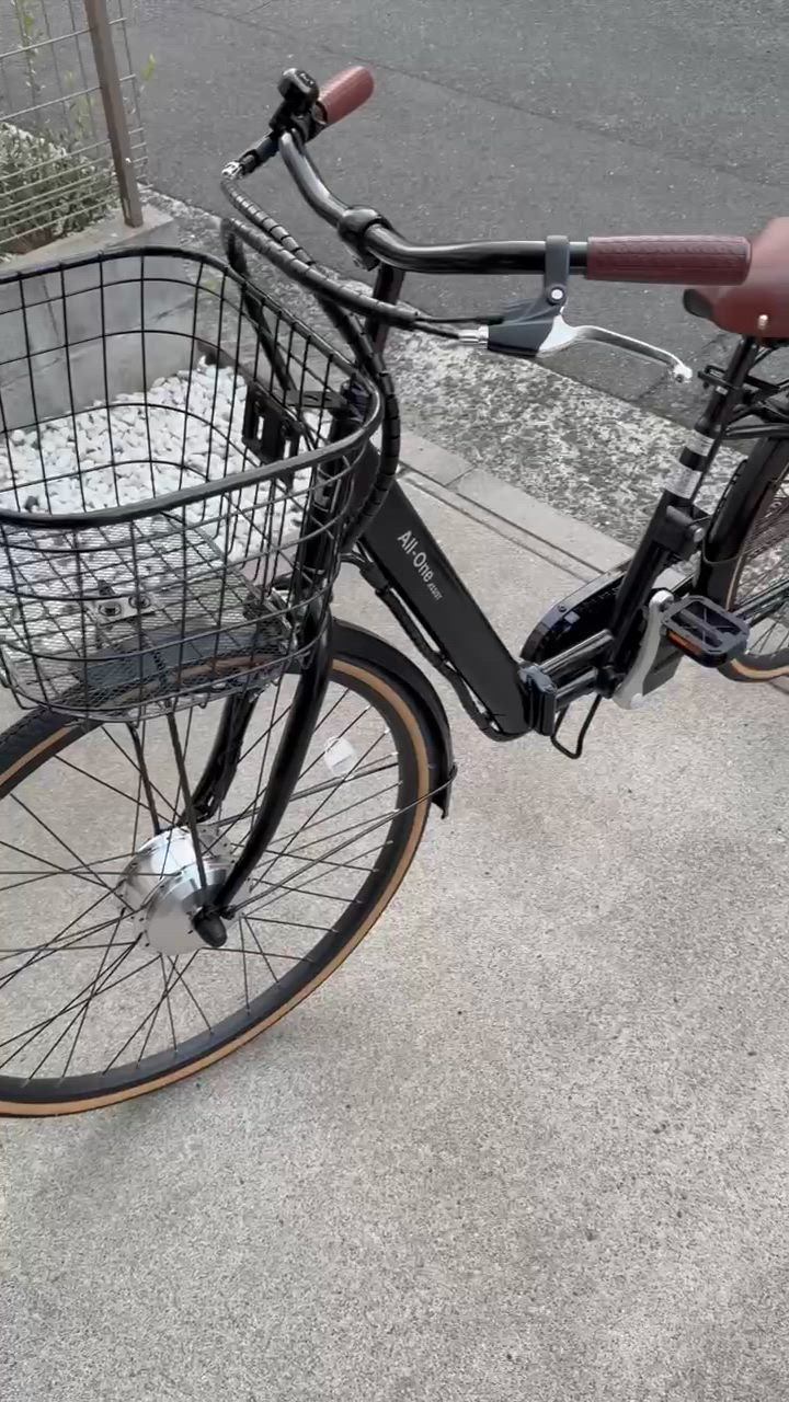 【新品】【南大阪】電動アシスト自転車 ブラック 折り畳み 21Technology 21テクノロジー 電動アシスト自転車 26インチ