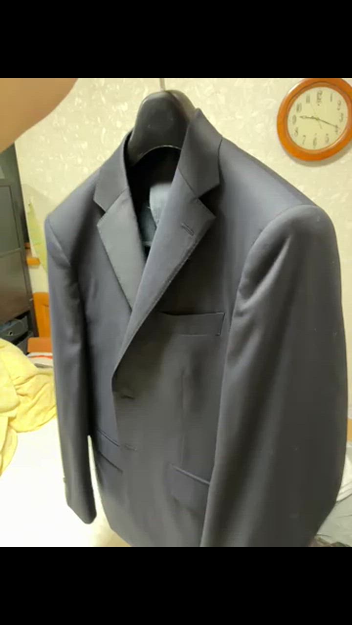 Loro Piana (ロロピアーナ) 紺ブレ 銀ボタンsuper130 無地 outlet-suit_g201