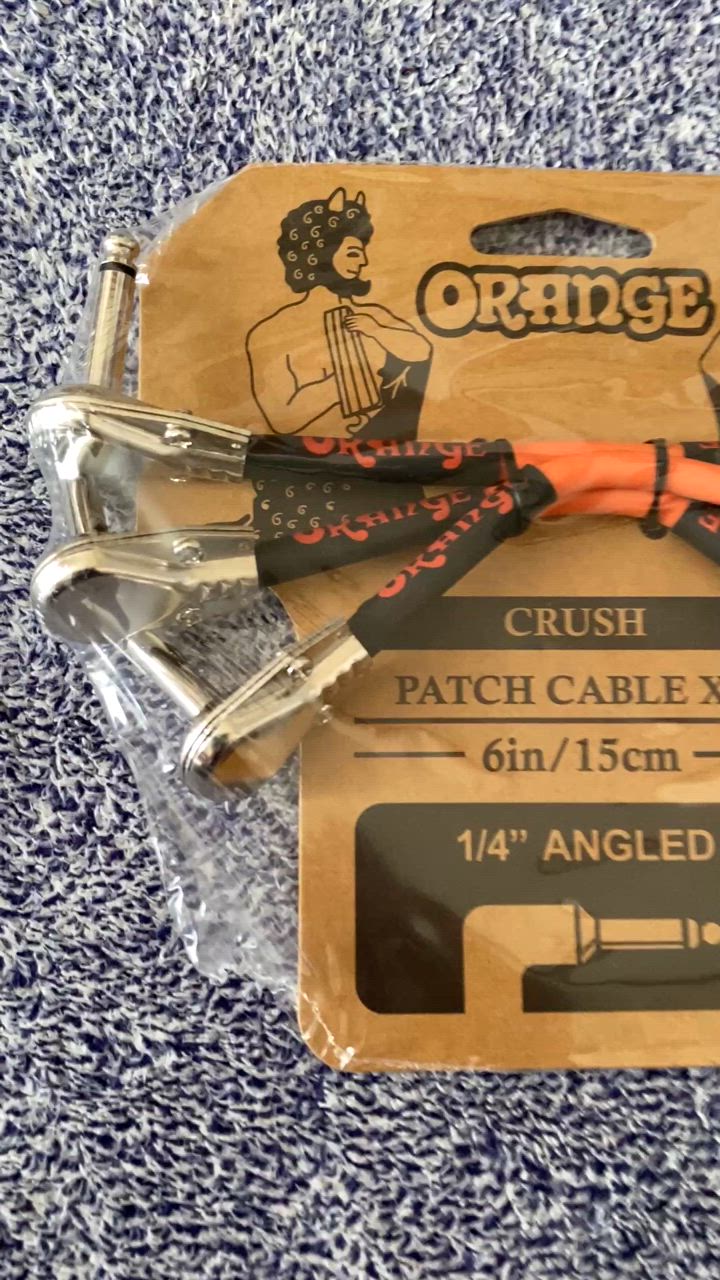 CAJ パッチケーブル 15本 まとめ売り パッチケーブル 15cm LL 3本セット オレンジ ORANGE CRUSH Patch