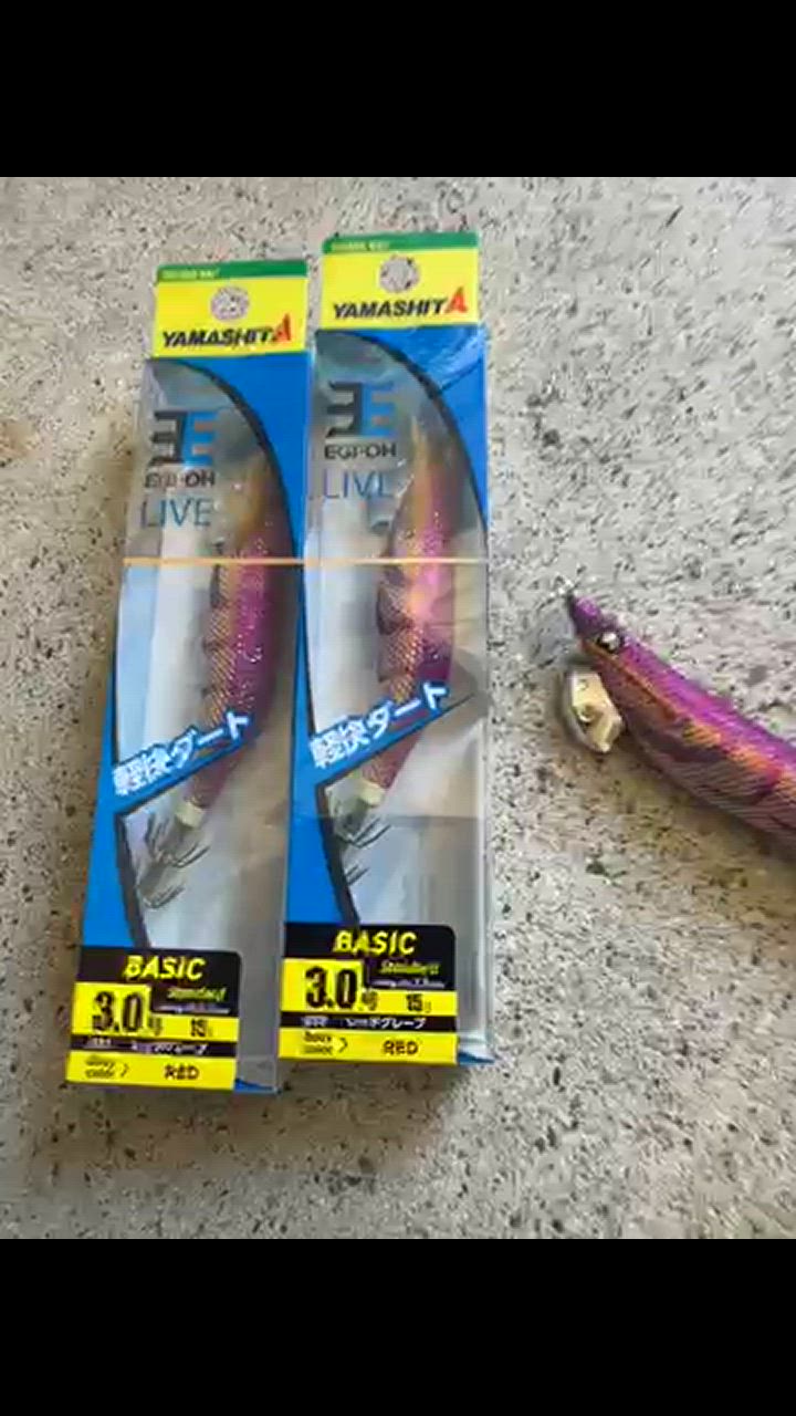 ✨激レア✨ 【デサント】×オガサカ コラボスキーウェア レッド×グリーンリーフ ヤマシタ エギ王 LIVE 3.0号 033)レッドグレープ : 釣具ショップ