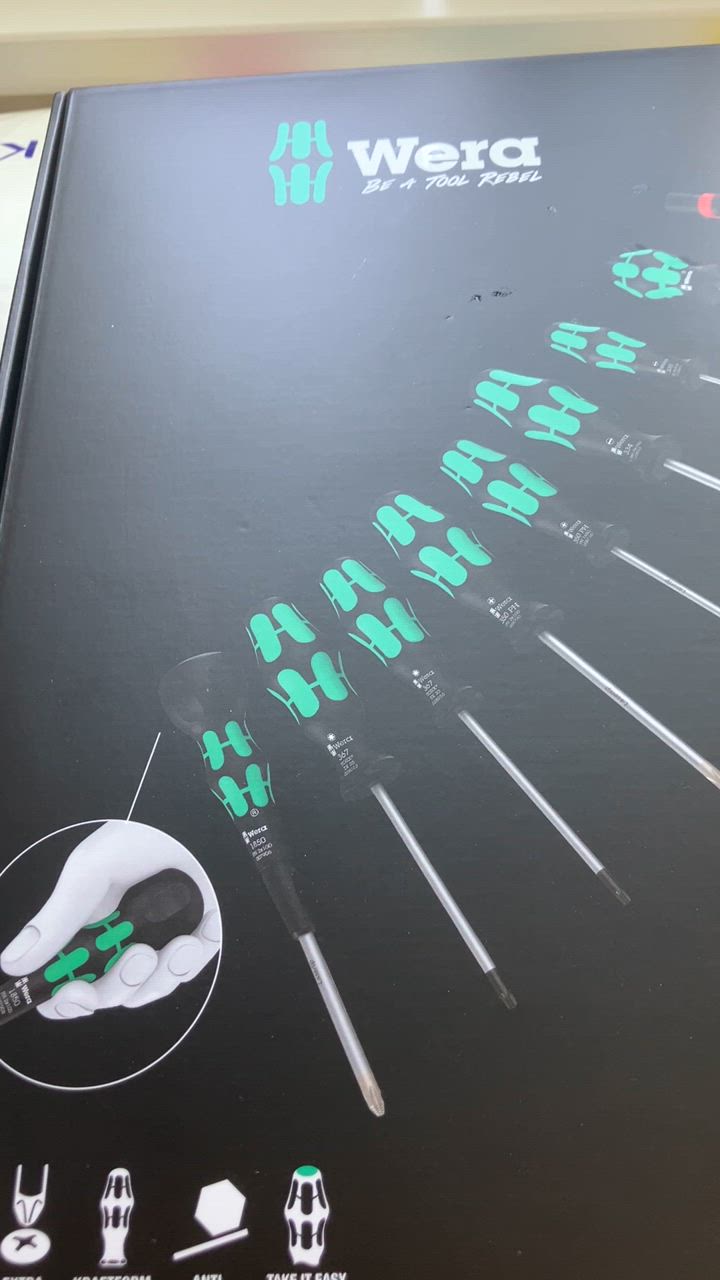 Wera 日本正規品 限定品 134028 9527 ボールグリップセット 9点