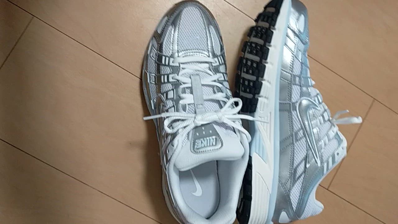 【NIKE】 ナイキ W P-6000 WHT/M SILV 国内発送 Amazon | [ナイキ] W P-6000 [W P-6000] メタリックシルバー