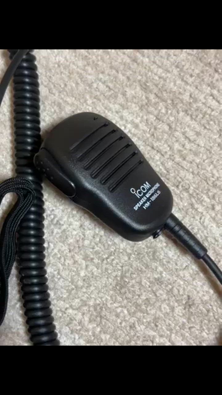 超美品★ICOM HM-186L スピーカーマイクロホン 3個セット Amazon.com: ICOM HM-186LS Small Speaker Microphone : Electronics