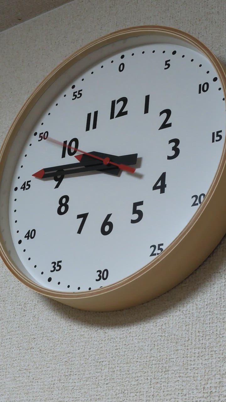 Lemnos ［ fun pun clock M ］特典付 レムノス 掛け時計 ふん