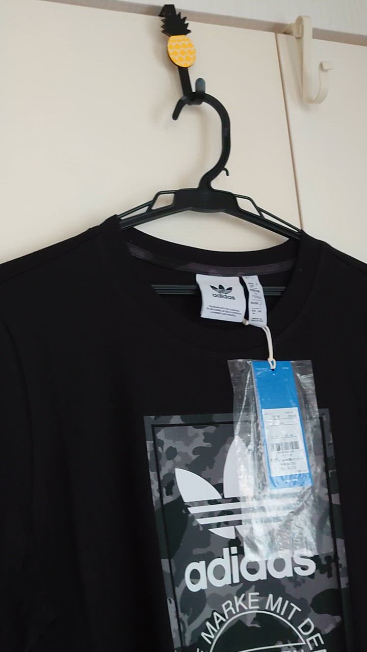 adidas tシャツ グラフィック カモ柄 シュータンラベル 半袖T