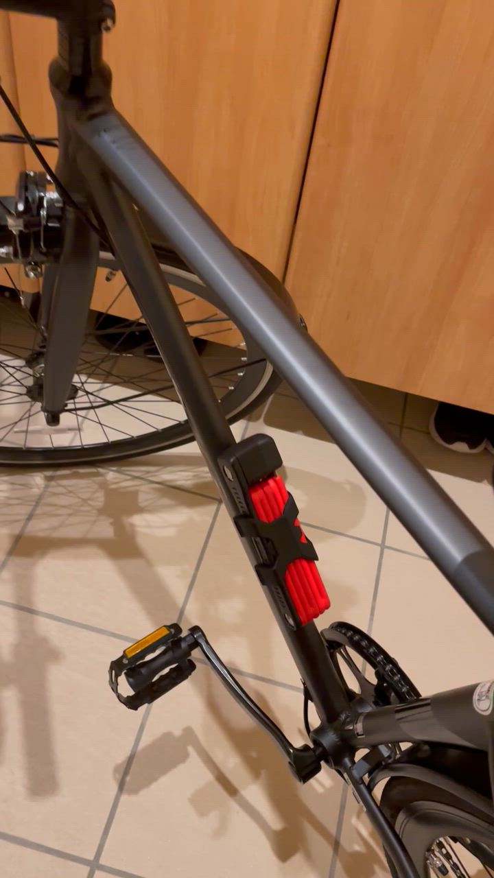 Amazon | ABUS(アブス) 信頼のドイツ製 自転車 鍵 折りたたみ式