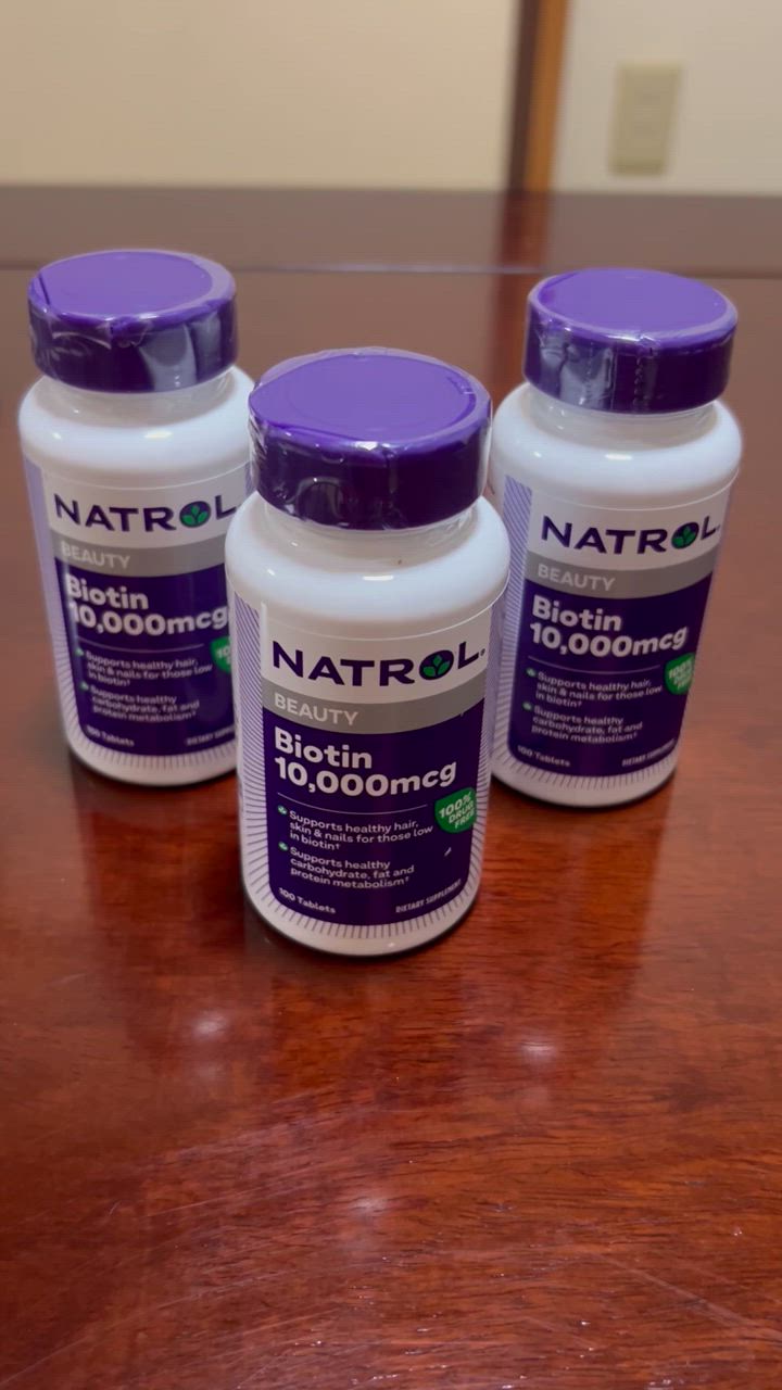 Natrol社 ビオチン 10000mcg 600錠（100錠x6個） Biotin Natrol社 ビオチン 10000mcg 600錠（100錠x6個） Biotin