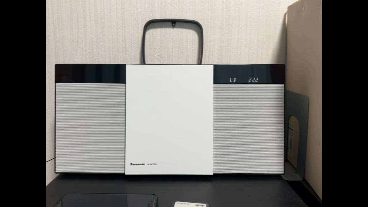 【中古・美品】パナソニック　コンパクトステレオシステム　SC-HC320 コンパクトステレオシステム(ホワイト) | パナソニック | SC