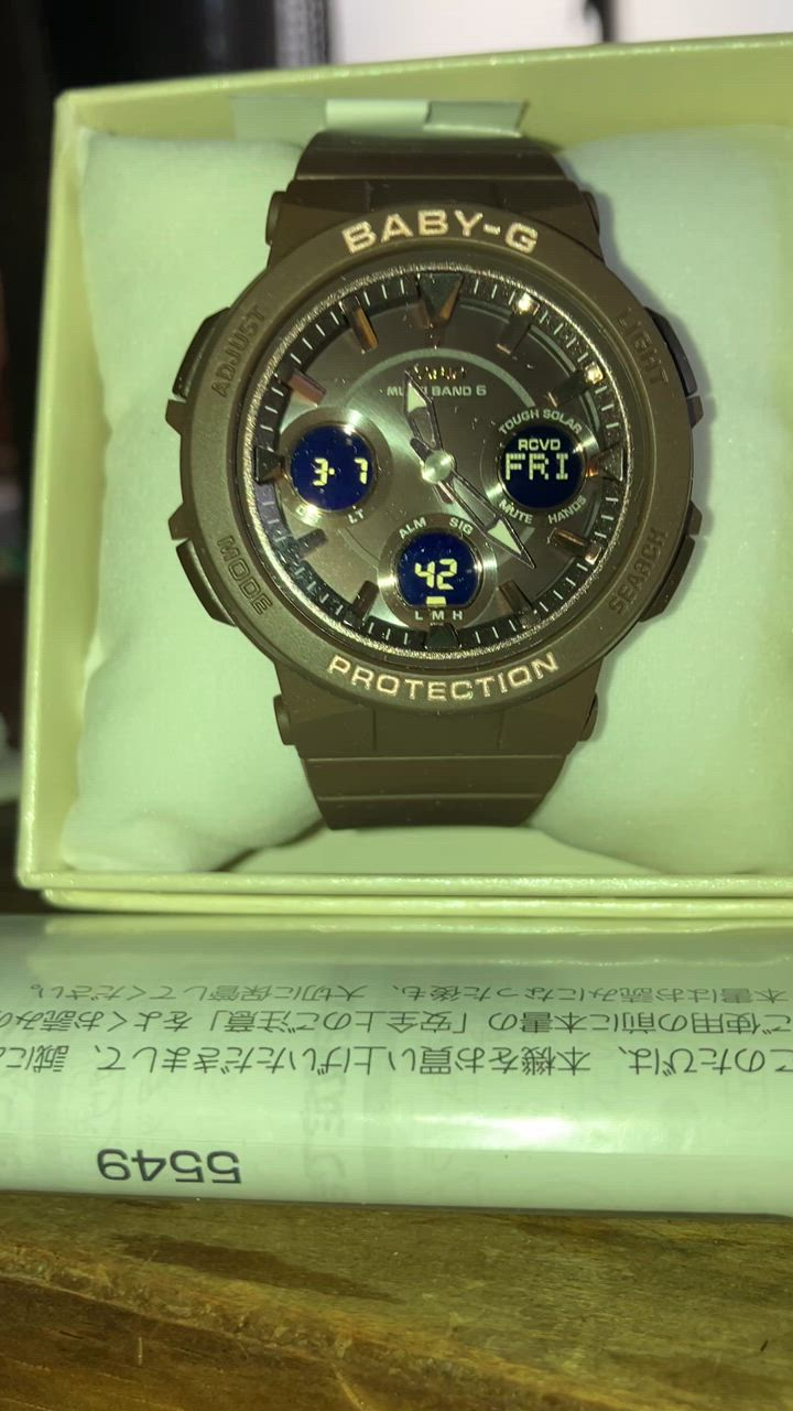 時計 BABY-G  5549   BGA2510 BABY-G ベビージー 電波ソーラー レディース 腕時計 アナログ