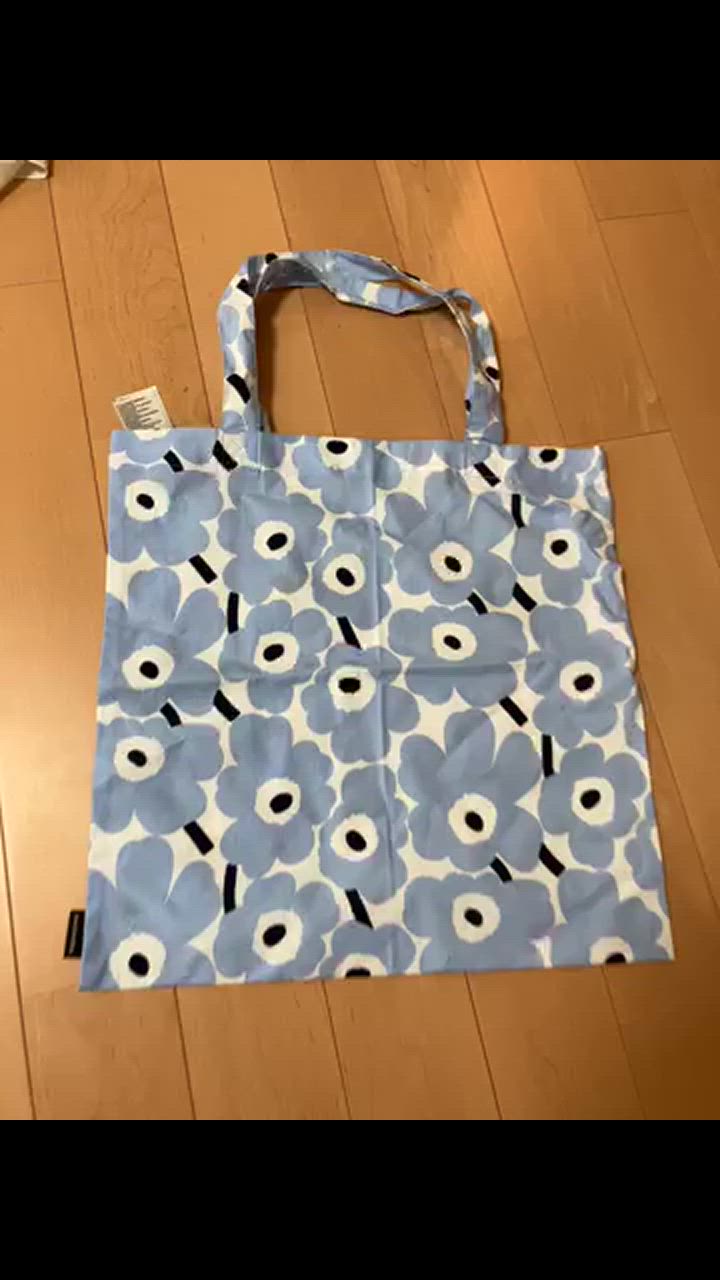 アジア限定 *marimekko* CarrierMidi Unikkoトートバッグ*可愛い アジア限定】Mini Unikko トートバッグ 44×43cm | Maija Isola