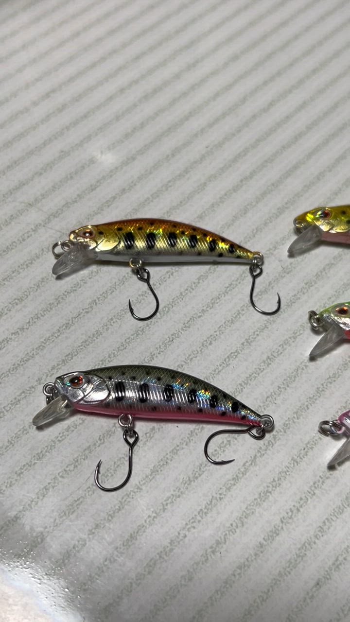 トラウトミノー シングルフック 5.5cm 5g 5個セット シンキング