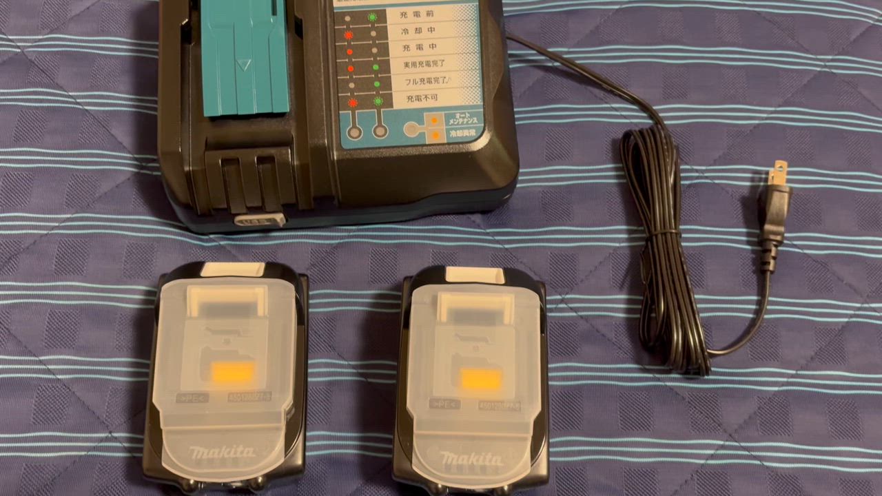 マキタ バッテリー BL1860B 2個 + 充電器 DC18RF ( 純正品 18V