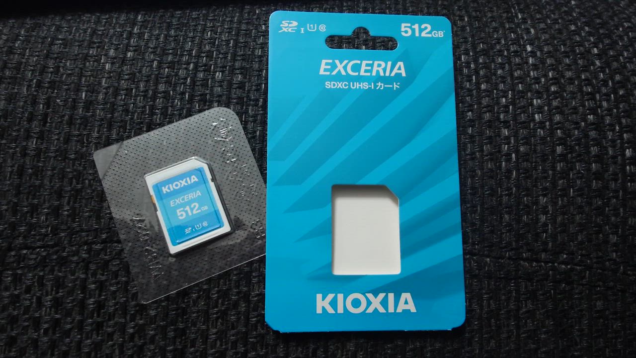 新品未開封　キオクシア　KIOXIA 512GB KEMU-A512G KIOXIA SDカード 512GB SDXCカード キオクシア 旧東芝メモリ