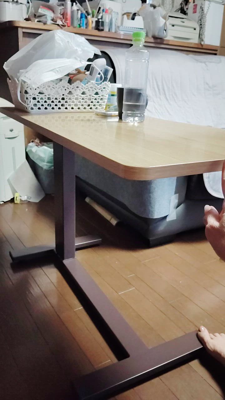 サイドテーブル 昇降式テーブル キャスター付き 介護テーブル 幅