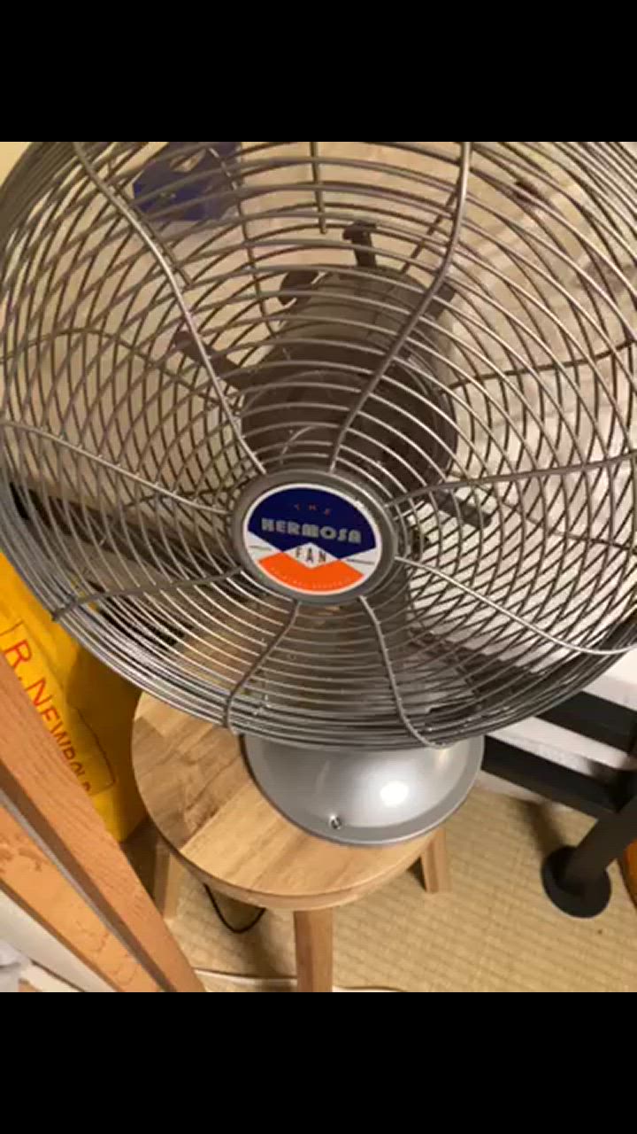 HERMOSA 【選べる特典付】 扇風機 ハモサ レトロファンテーブル