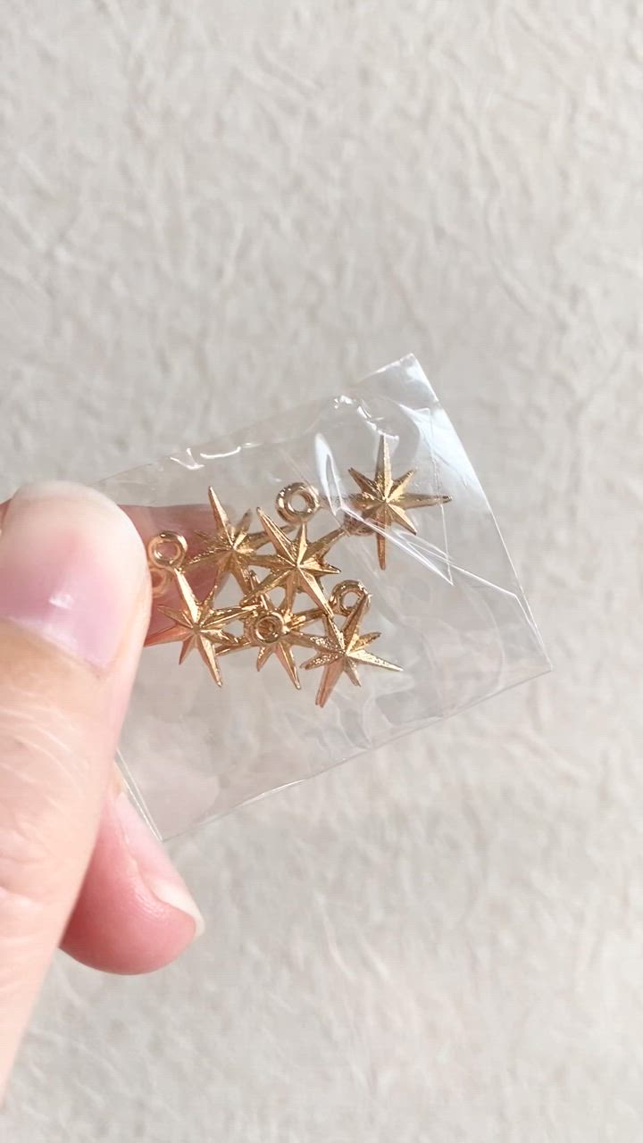 美品 大正時代◇金、銀、赤銅製細工 小さい丸型 下部開閉 星