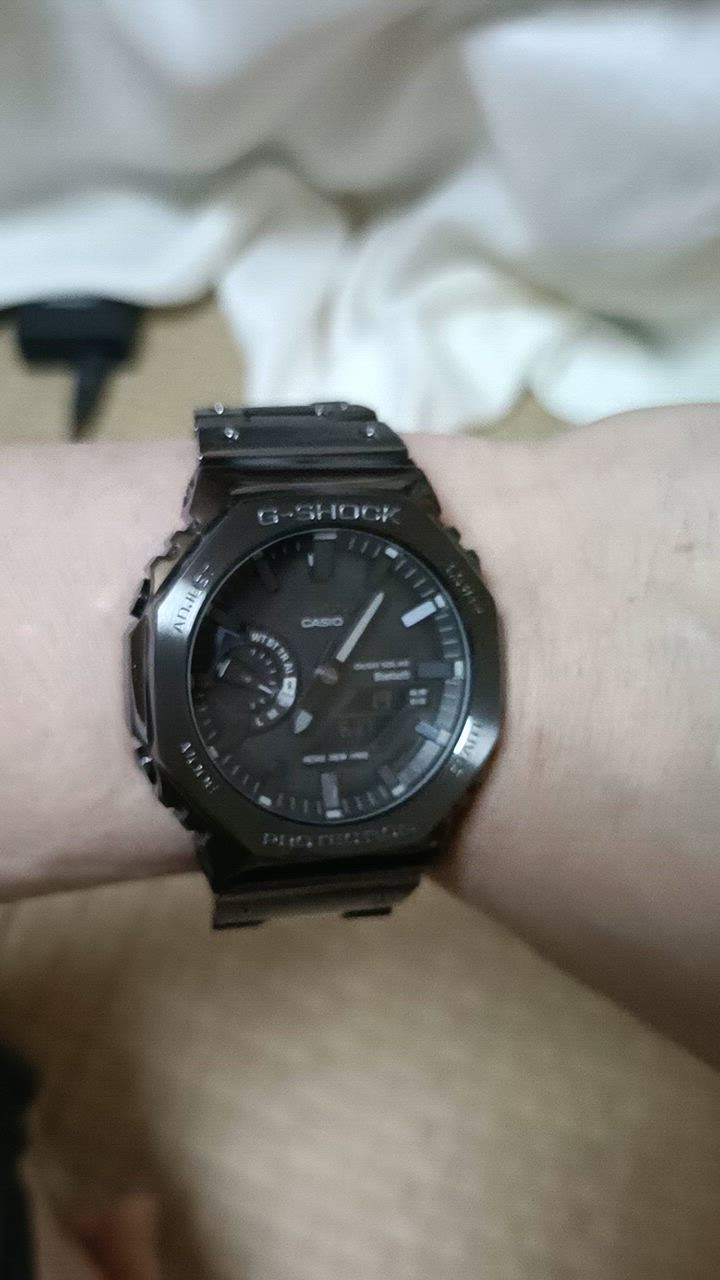 【美品です】G-SHOCK フルメタルブラック GM-B2100BD-1AJF yano1948_gm-b2100bd-1ajf