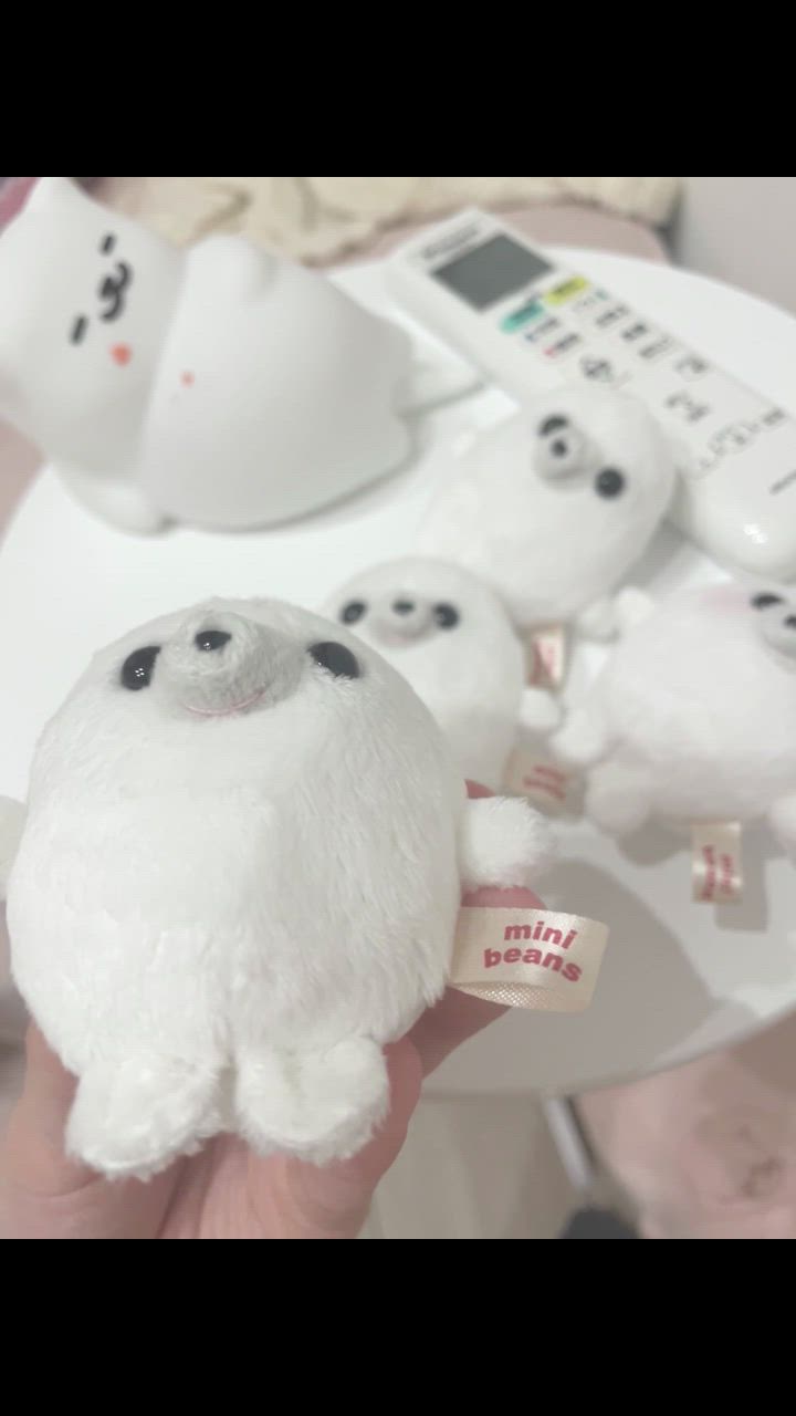 アザラシのぬいぐるみ 水族館 グッズ A-SHOW mini beans ミニ