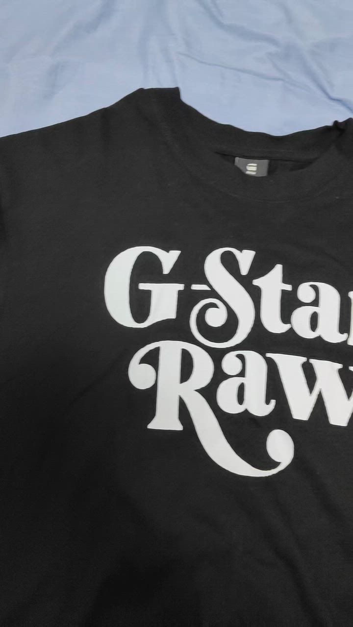 G-STAR RAW tシャツ UNISEX FOXY BOXY T-SHIRT/グラフィック