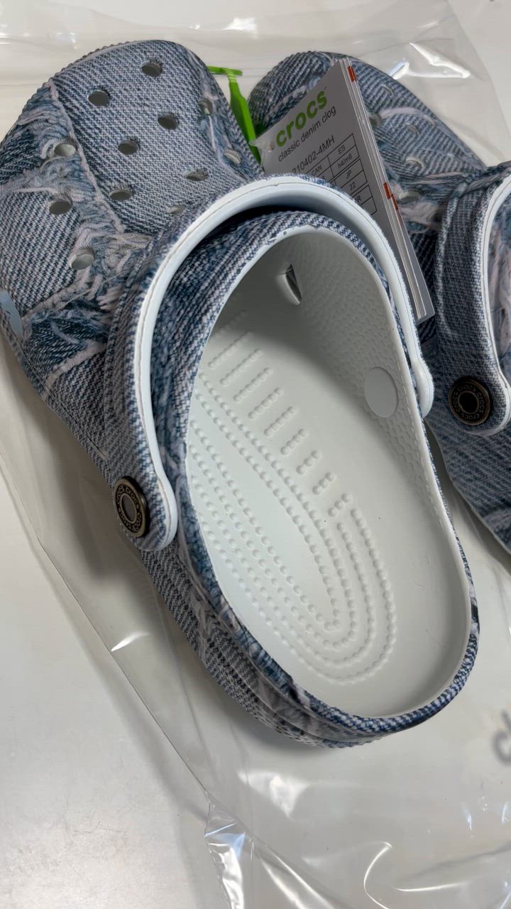 正規品　25cm クロックス　新品　デニムクロッグ crocs クロックス サンダル メンズ 《Ux》 Classic Denim Clog
