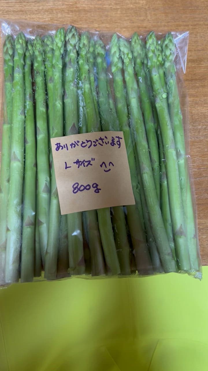 長野県産 アスパラガス 極上 Lサイズ 800g : 真田たろう商店