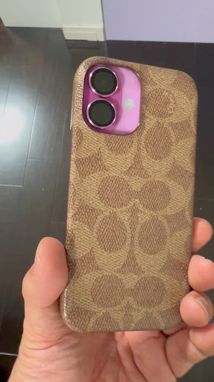 【新品未使用】iPhone16ProMax COACHブックタイプケースブラウン iPhone 16 Pro Max用 COACH（R）ブックタイプケース／SIGNATURE